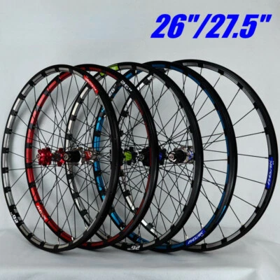 Mountain Bike Wheel 26 27.5 29inch MTB Bicycle Wheelset Thru Axle12*142mm QR - Image 1 of 4