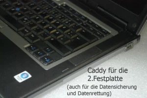 Caddy Frame for 2 IDE HDD Hard Disc Dell Precision M40 M50 M70 Latitude D830 - Picture 1 of 3