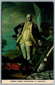 Postcard c1950s Patriotic General George Washington At Yorktown by James Peale A - Picture 1 of 2
