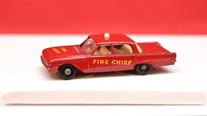 Vintage Lesney Matchbox Ford Fairlane Fire Chief's Car No. 59 England 005 - Picture 1 of 8