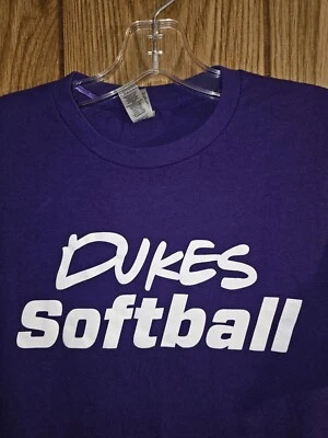 Camiseta James Madison University Mediana Para Mujer Púrpura Gráfico Logo NCAA Foto 1 de 4