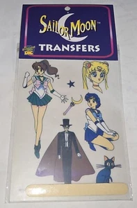 NUEVO Esmoquin Sellado SAILOR MOON Rub-On TRANSFERENCIAS De Colección 1998 DIC TOEI Mercurio/Júpiter - Imagen 1 de 2