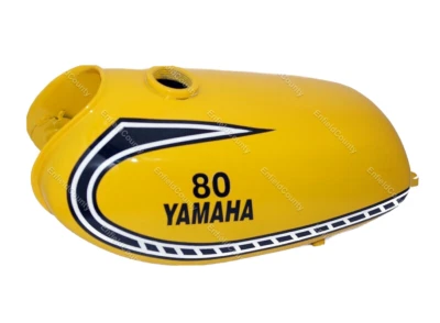 Tanque de gasolina pintado amarillo para Yamaha YZ80 YZ80A YZ80 modelo 1974 a 1979 Foto 1 de 4