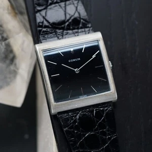 Corum Buckingham Ref. 54.121.01 Silver .925 Large 36 mm Manual Wind 1980s - Picture 1 of 7