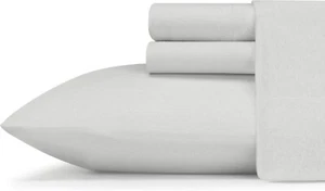 Eddie Bauer 4 PC Queen Sheet Set Breathable Bedding Set, Lightweight Jersey Knit - Picture 1 of 7