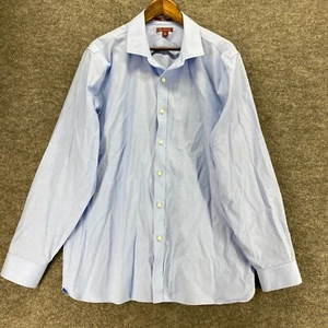 Red House Shirt Men XL Blue Button Up Collared Long Sleeve Slim Fit Cotton - Picture 1 of 7