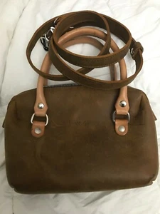 Rare Love 41/Saddleback Leather Tobacco Duffle Bag/ Crossbody Bag - Picture 1 of 11