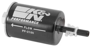 K&N PF-2100 Low Restriction In Line Gas Fuel Filter Fits Ford Chevrolet Jaguar - Picture 1 of 8