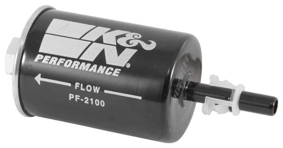 K&N PF-2100 Low Restriction In Line Gas Fuel Filter Fits Ford Chevrolet Jaguar - Image 1 of 4