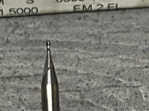 Fullerton Tool 30920 | 0.0300" Diameter x 1/8" Shank x 0.0900" LOC x 1-1/2" OAL  - Picture 1 of 4