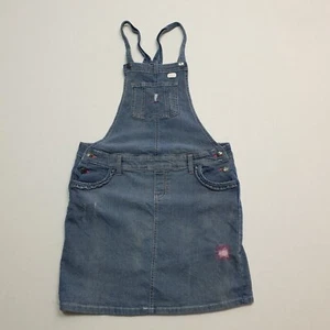 LEE Girls Denim Pinafore Dress Bib and Brace/Dungarees Size US 12 see photo's    - Picture 1 of 11