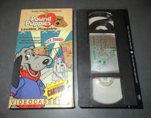 Pound Puppies Lovable Huggable VHS 1986 Dog Cartoon 80’s HTF - Picture 1 of 2