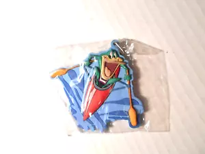 Michigan J Frog in Row boat Keychain Vintage 1999 WB Looney Tunes - Picture 1 of 4