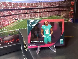 2024 Panini Elite Field Vision Tyreek Hill Pink Parallel - Picture 1 of 2