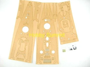 MAZZO IN LEGNO Set 1/200 BISMARCK Nave da Battaglia SECONDA GUERRA MONDIALE Kit Trombettiere Marina Tedesca 3702 - Foto 1 di 8