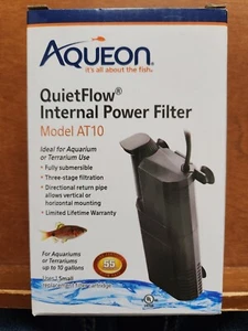 Aqueon Submersible Internal Aquarium Filter, AT10 Gallons  - Picture 1 of 3