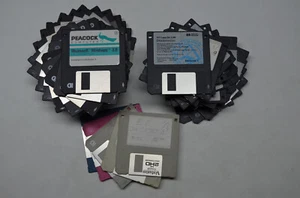 46 Stück - DISKETTEN - 2HD - IBM - Floppy Disk - gebraucht - mit alter Software - Bild 1 von 8