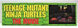 Vintage 1990 TMNT - Adesivo paraurti film tartarughe ninja mutanti adolescenti vecchio stock - Foto 1 di 1