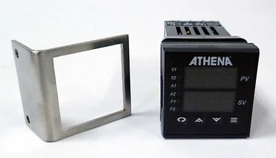 ATHENA 16CBS031 TEMPERATURE/PROCESS CONTROLLER DIN PANEL MOUNT w/BRACKET - Image 1 of 4