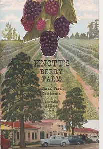 KNOTT'S BERRY FARM 1948 BROCHURE INCLUDING  MENU - Picture 1 of 4