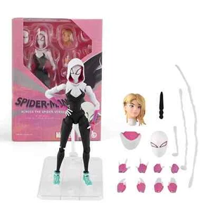 Figura de acción de juguete Spider Man Across The Spider-Verse Spider-Gwen Stacy 6 pulgadas - Imagen 1 de 13