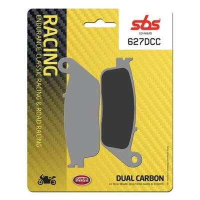 PAIR OF BRAKE PADS SBS 627 DCC for Triumph 790 America 2002-2006 - Image 1 of 2
