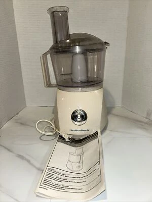 Hamilton Beach 21OP Food Processor. English ,Spanish Directions Works! Nice - Image 1 of 4