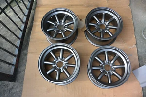 For Datsun 280z 240Z AE86 GC10 s30 TA22 JDM 15" Retro Banana RS style wheels - Picture 1 of 8