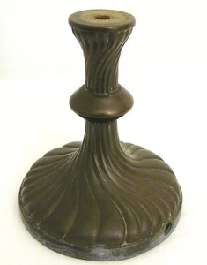 60er Jahre Tischlampe "Hershey Swirl" Sockel nur 6 1/8" hoch - Bild 1 von 13