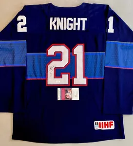 HILARY KNIGHT AUTOGRAPH TEAM USA WOMENS HOCKEY NIKE JERSEY- JSA AX31529 - Picture 1 of 7