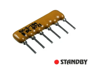 100 pcs 4606X-102-104 BOURNS 3x100K Ohm 6 PIN SIP 2% RESISTOR NETWORKS - Bild 1 von 1