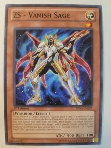 Yugioh ZS - Vanish Sage PRIO-EN001 1st Edition Common NM BULK DISCOUNT MUSTBUY2+ - Picture 1 of 2