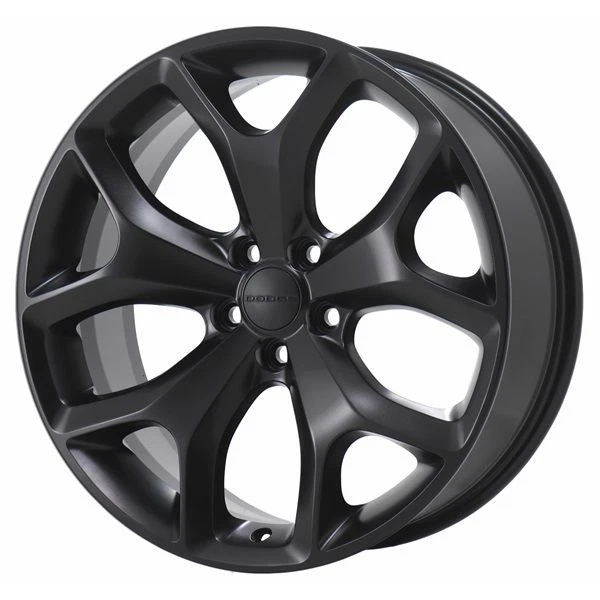 20" Dodge Challenger Wheel Rim Factory OEM 2523 2014-2019 Satin Black - Image 1 of 2