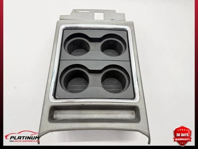 Ford F250 F350 Front Center Console Trim Cover Panel W/ Cupholder OEM 2011-2016 - Image 1 of 4