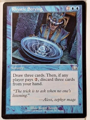 Rhystic Scrying - Prophecy - Magic the Gathering MTG Nice! - Image 1 of 3