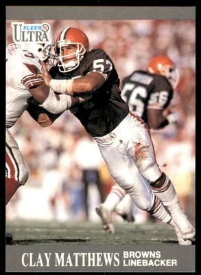 1991 Fleer Ultra Clay Matthews Cleveland Browns #31 - Image 1 of 2