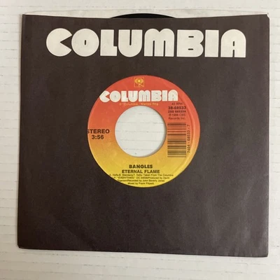 THE BANGLES Eternal Flame/What I Meant To Say 45 Record CAPITOL RECORDS - Image 1 of 4