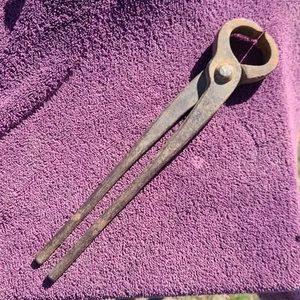 Vintage Hufschmied Pferd Hufzange Schuhabzieher 12" Ranch Dekor - Bild 1 von 21