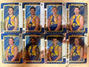 2025 AFL TeamCoach- Silver- West Coast Team (9 Cards)- Baker, McGovern, Reid - Picture 1 of 1