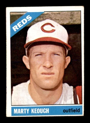 1966 Topps #334 Marty Keough  VG/VGEX X3187914 - Image 1 of 3