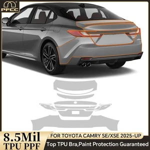 For Toyota Camry 2025-UP Rear Trunk PPF Precut Paint Protection Film Clear TPU - Picture 1 of 21