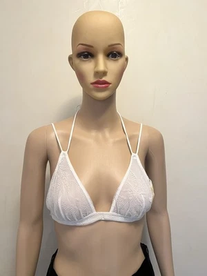 Sutiã de renda branco La Perla tamanho 36 - Imagem 1 de 4