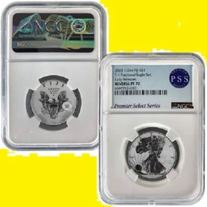 2023 Eagle 1/2 oz coins 999 silver NGC Reverse Proof 70 Early Releases Fiji - Picture 1 of 1