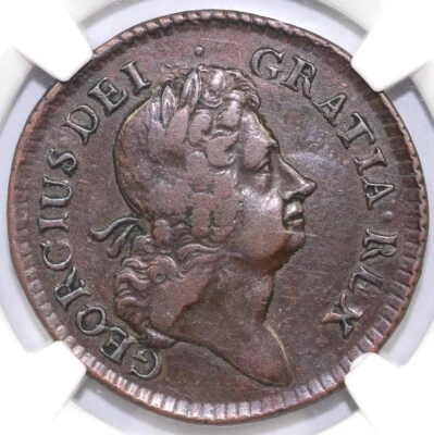 1723 1/4p DEI GRATIA S-6604 Hibernia Colonia NGC VF 35 - Image 1 of 4