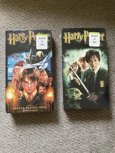 Harry Potter Factory Sealed VHS Tapes Years 1 And 2 - Picture 1 of 8