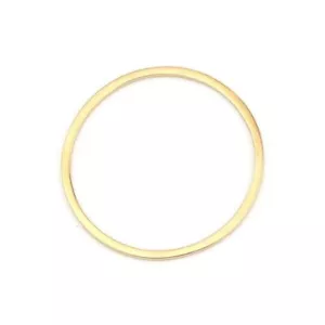 5 Stück vergoldete Edelstahl Verbinder 25 mm Kreis Ring Schmuck Zubehör - Bild 1 von 2