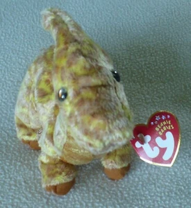 Ty Beanie Baby - TOOTER the Dinosaur 8-inch - Stuffed Animal Toy - Picture 1 of 5