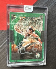 2022-23 Panini One And One /49 Kevin Garnett On Card Auto Timeless Moments