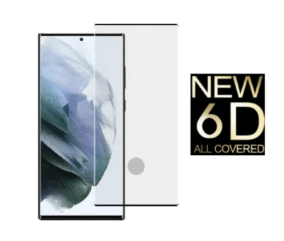 6D Tempered Glass For Samsung Galaxy S23 ULTRA S22 S9 10  Screen Protector Cover - Image 1 of 4