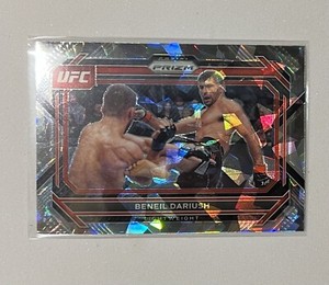 Beneil Dariush 2023 UFC Panini Prizm #28 Silver Cracked Ice